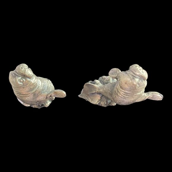 Figurines Pewter Manatee Figurine Statuette 3" T x 2" W - Picture 4 of 16